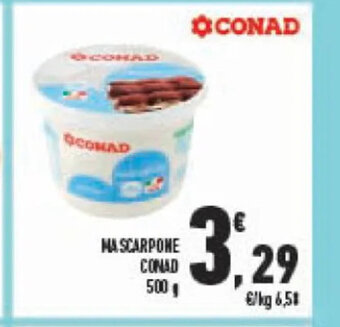 Conad Conad Mascarpone 500 g offerta
