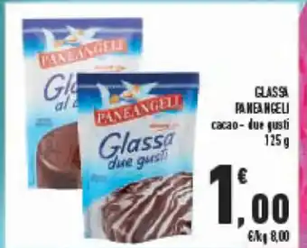 Conad Glassa Paneangeli cacao - due gusti 125 g offerta