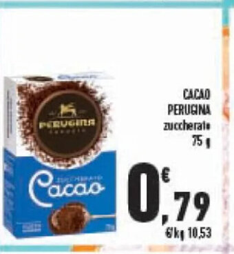 Conad Cacao Perugina zuccherato 75 g offerta