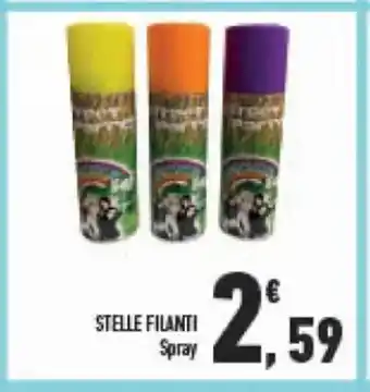 Conad Stelle Filanti Spray offerta