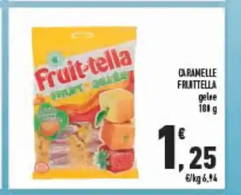 Conad Fruittella Caramelle gelee 100 g offerta