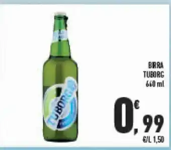 Conad Tuborg Birra 640 ml offerta
