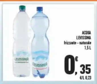 Conad Acqua Levissima bizzarte - naturale 1,5 L offerta