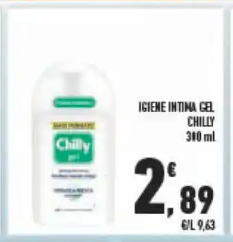 Conad Chilly Igiene Intima Gel 300 ml offerta