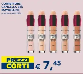 Maybelline Corretore Cancella Età nuances assortite