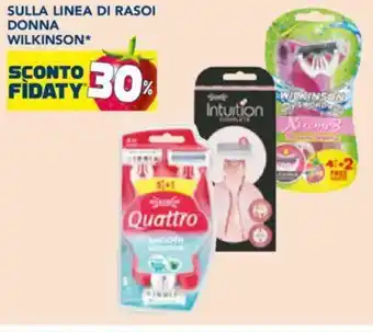 Esselunga Wilkinson Sulla Linea di Rasoi Donna offerta