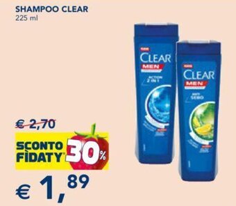 Esselunga Clear Shampoo 225 ml offerta