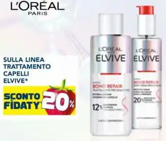 Esselunga L'Oréal Elvive Sulla Linea Trattamento offerta