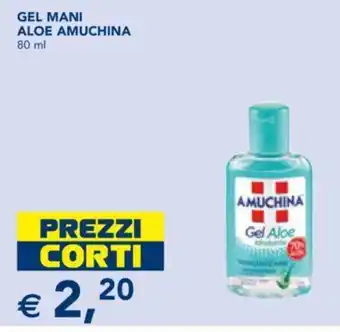Esselunga Amuchina Gel Mani Aloe 80 ml offerta