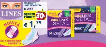 Esselunga Lines Seta Ultra Assorbenti offerta