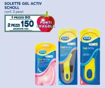 Esselunga Scholl Solette Gel Activ Conf. 2 Pezzi offerta