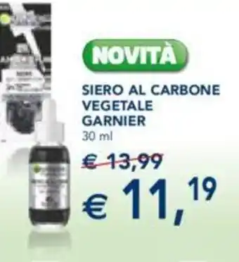 Esselunga Garnier Siero Al Carbone Vegetale 30 ml offerta