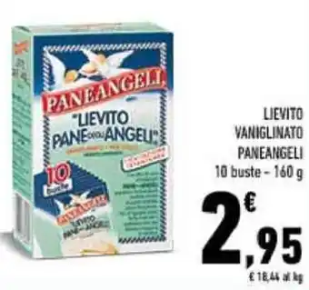 Conad Paneangeli Lievito Vaniglinato 10 buste - 160 g offerta
