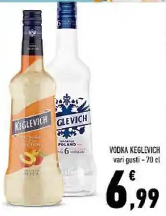 Conad Keglevich Vodka vari gusti cl 70 offerta