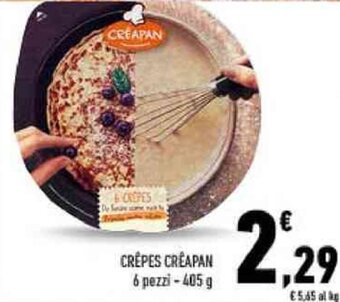 Conad Crêpes Crêapan 6 Pezzi - 405 g offerta