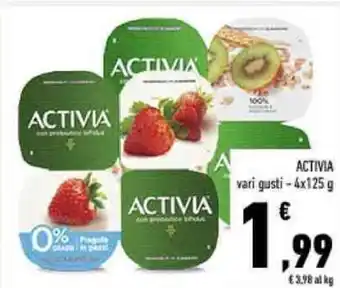 Conad Activia Vari Gusti - 4x125 g offerta