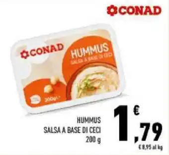 Conad Conad Hummus Salsa a Base di Ceci 200 g offerta