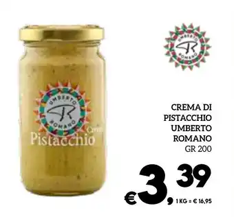 Il Centesimo Umberto Romano Crema di Pistacchio gr 200 offerta