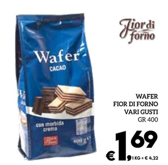 Wafer Fior di Forno vari gusti gr 400