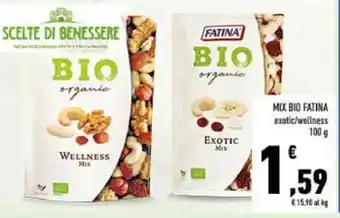 Conad Fatina Bio Mix exoticellness 100 g offerta