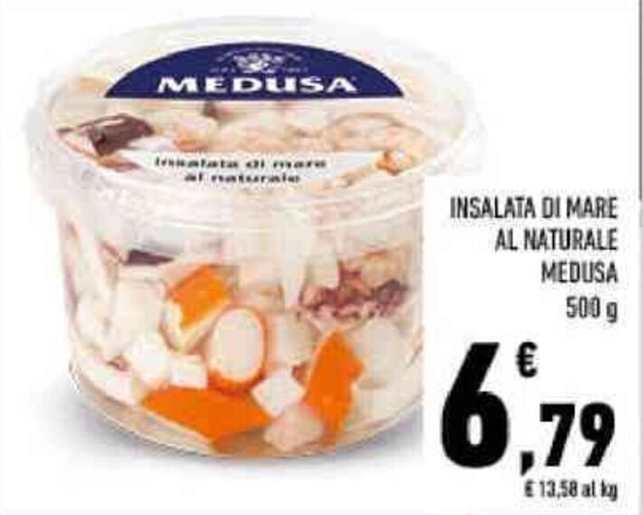 Medusa Insalata di Mare Al Naturale 500 g offerta di Conad