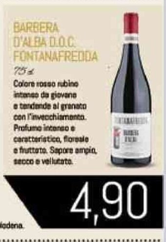 Conad Barbera D'Alba D.O.C. Fontanafredda offerta