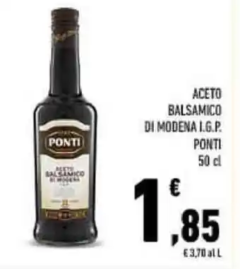 Conad Ponti Aceto Balsamo di Modena I.G.P. 50 cl offerta