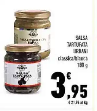 Conad Urbani Salsa Tartufata 180 g offerta