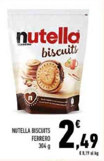 Conad Ferrero Nutella Biscuits 304 g offerta