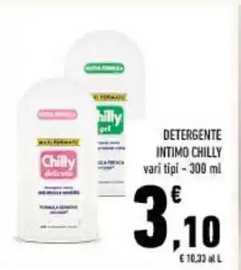 Conad Chilly Intimo Detergente vari tipi 300 ml offerta
