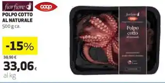 Coop Coop fiorfiore Polpo Cotto al Naturale offerta
