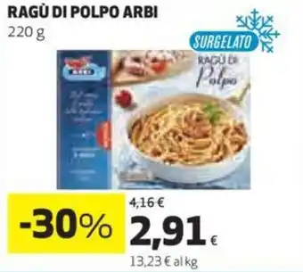 Coop Arbi Ragù di Polpo 220 g offerta