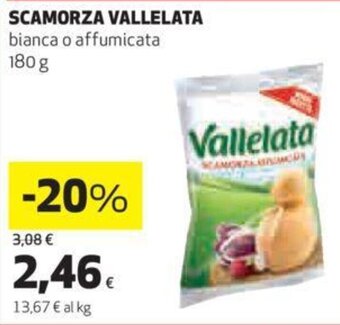 Coop Scamorza Vallelata bianca o affumicata 180 g offerta