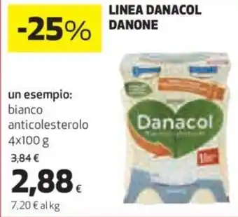 Coop Danone Linea Danacol 4 x 100 g offerta