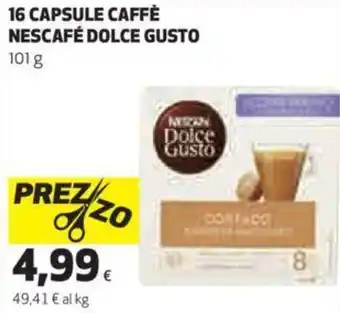 Coop Nescafé Dolce Gusto 16 Capsule Caffè 101 g offerta