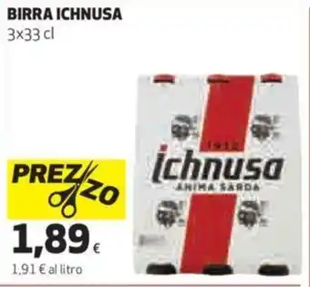 Coop Ichnusa Birra 3 x 33 cl offerta