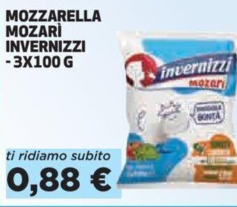Mozzarella Mozarì Invernizzi 3 x 100 g