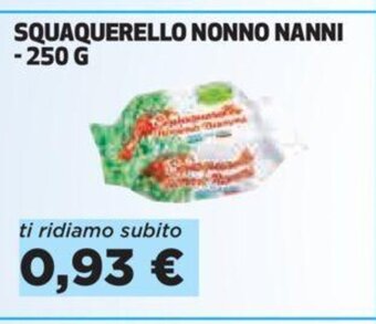 Coop Squaquerello Nonno Nanni 250 g offerta