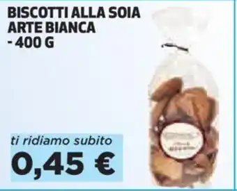 Coop Biscotti Alla Soia Arte Bianca 400g offerta