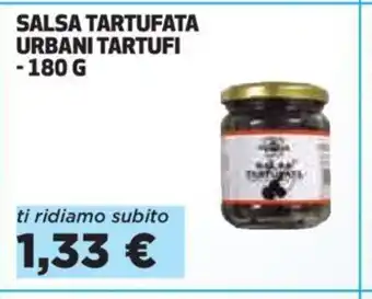 Coop Salsa Tartufata Urbani Tartufi 180 g offerta