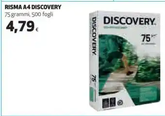 Coop Risma A4 Discovery 75 grammi, 500 fogli offerta