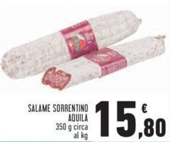 Conad Salame Sorrentino Aquila 350 g circa offerta