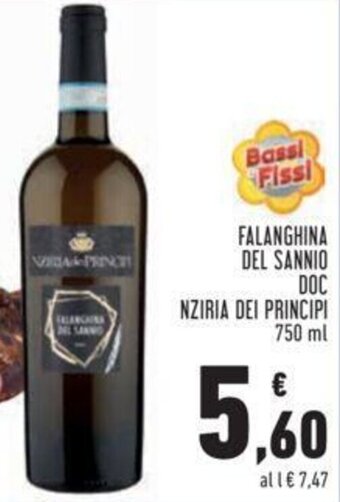 Conad Falanghina Del Sannio DOC Nziria Dei Principi 750 ml offerta