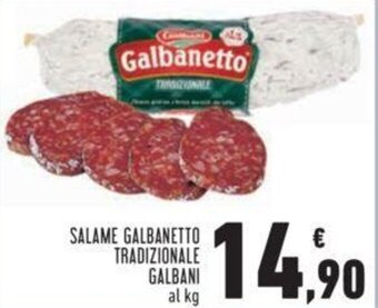 Conad Galbani Salame Galbanetto Tradizionale offerta