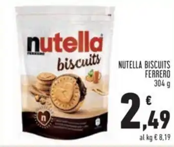 Conad Ferrero Nutella Biscuits 304 g offerta