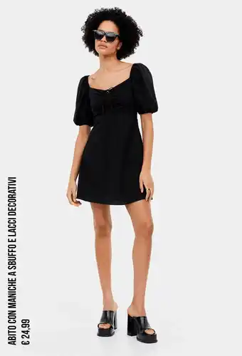 H&M Abito con maniche a sbuffo offerta