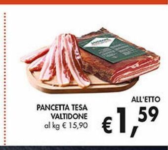 Pancetta tesa valtidone