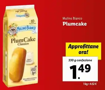 Lidl Mulino Bianco Plumcake 330 g Confezione offerta