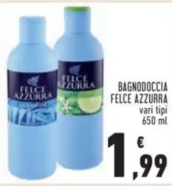 Conad Felce Azzurra Bagnodoccia vari tipi 650 ml offerta