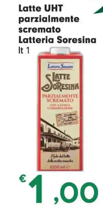 DeSpar Express Latteria Soresina Latte UHT parzialmente scremato lt 1 offerta